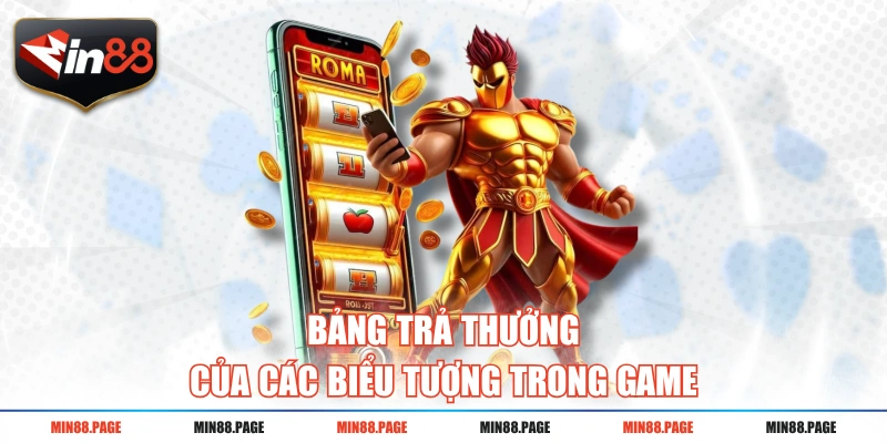 Bảng trả thưởng của các biểu tượng trong game Bảng trả thưởng của các biểu tượng trong game